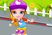 game Baby Barbie Skateboard Accident