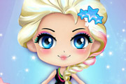 game Chibi Elsa's Modern Makeover