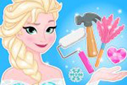 game Elsa's Frozen House Makeover