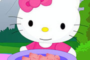 game Hello Kitty Cooking Touchdown Pizza