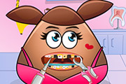 game Pou Girl Tooth Problems