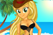 game Applejack's weekend on the beach