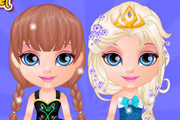 game Baby Barbie Frozen Party