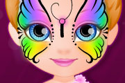 game Baby Barbie Hobbies Face Painting
