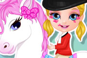 game Baby Barbie Pony Present