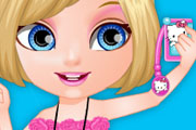 game Baby Barbie Selfie Card