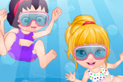 game Baby Barbie Swimming Accident