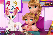 game Baby lessons with Anna Frozen