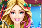 game Barbie Christmas Real Haircuts