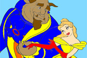 game Beauty and the Beast Coloring