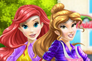 game Belle And Ariel Car Wash