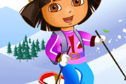 game Dora Ski Jump