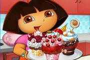 game Dora Tasty Cupcakes