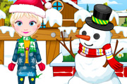 game Elsa Baby Celebrate Christmas