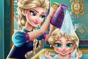 game Elsa Baby Wash