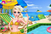 game Elsa Beach Show