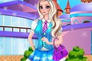 game Elsa College Dress Up