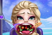 game Elsa Throat Doctor