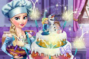 game Elsa's Wedding Cake