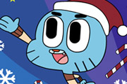 game Gumball: Candy Cane Climber