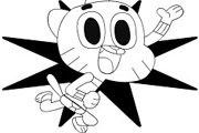 game Gumball Watterson Coloring