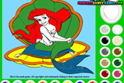 game Little Mermaid Coloring