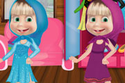 game Masha and the Bear Frozen Costume