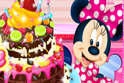 game Minnie Mouse Chocolate Cake