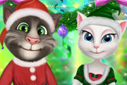 game New Year Party Talking Tom And Angela