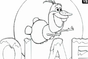 game Olaf Coloring