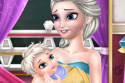 game Old Elsa Care Baby