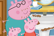 game Peppa Pig Cleaning Bathroom