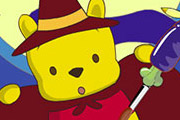 game Piglet And Winnie The Pooh Halloween Coloring