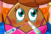 game Pou Girl Flu Care