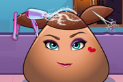 game Pou Girl Hair Salon