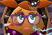 game Pou Girl Halloween Emergency