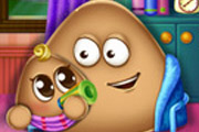 game Pou Has A Baby