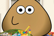 game Pou Washing Toys