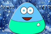 game Pou Winter Adventure