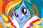 game Rainbow Rocks Rainbow Dash Dress Up