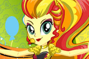 game Rainbow Rocks Sunset Shimmer Rainbooms Style