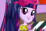 game Rainbow Rocks Twilight Sparkle Pajama Party