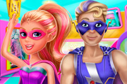 game Super Barbie and Super Ken Valentines Date