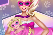 game Super Barbie baby birth