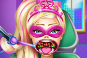 game Super Barbie Throat Doctor