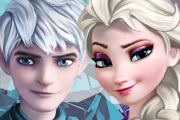 game Sweet kissing Elsa and Jack Frost