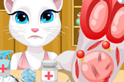 game Talking Angela Foot Injury