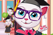 game Talking Angela Graduation Makeover