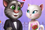 game Talking Tom and Angela Valentines Date