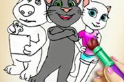 game Tom And Angela Coloring Book
